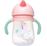 Copo com Alça e Canudo Magic Unicórnio 240ml - Buba